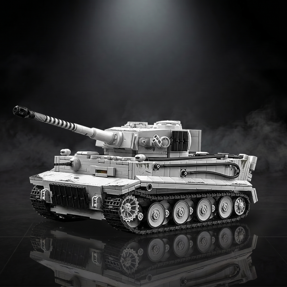 Tiger Tank Snow Camo | 1628 PCS
