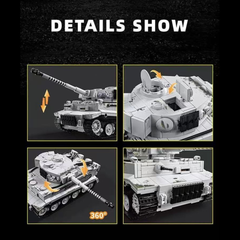 Tiger Tank Snow Camo | 1628 PCS