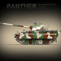 Panther Tank (Camo) | 2136 PCS