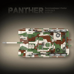 Panther Tank (Camo) | 2136 PCS